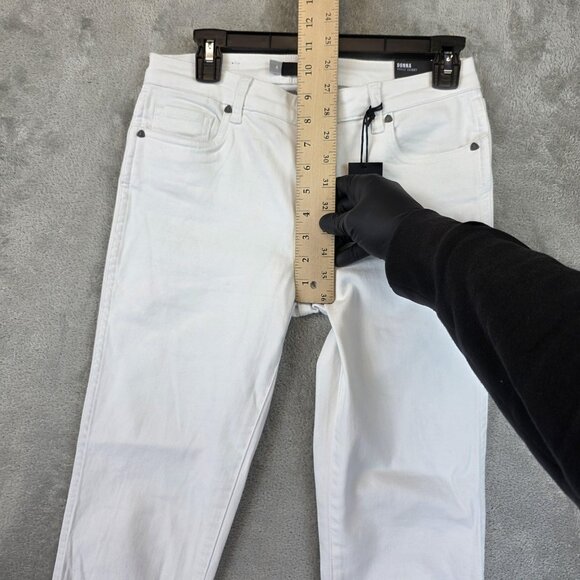 Kut From The Kloth Jeans Womens 4 White Donna Ankle Skinny Stretch Denim 126540 - Picture 7 of 16